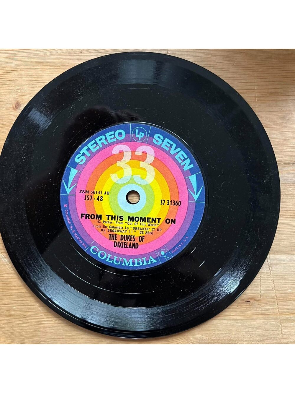 The Dukes of Dixieland - From this Moment On/Adrift on a Star 45rpm VG+ R13